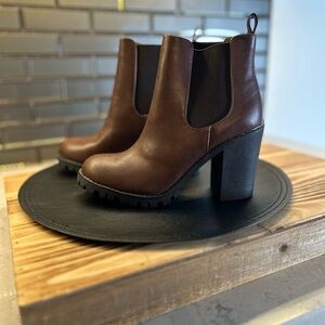 Brown Leather Boots, new with no tags, or box.